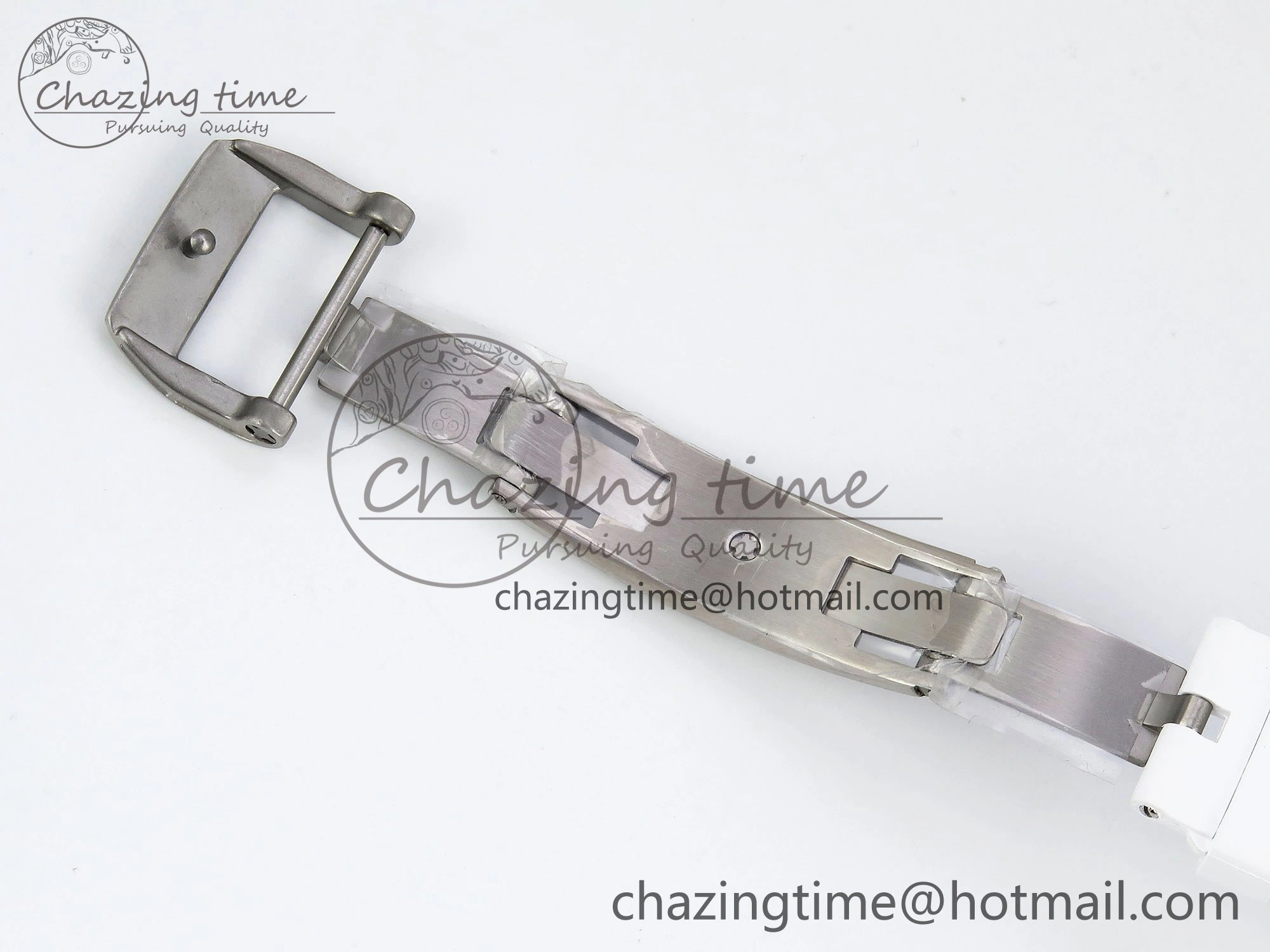 RMS10 Tourbillon Transparent RMF Best Edition Koi Fish Dial on White Rubber Strap