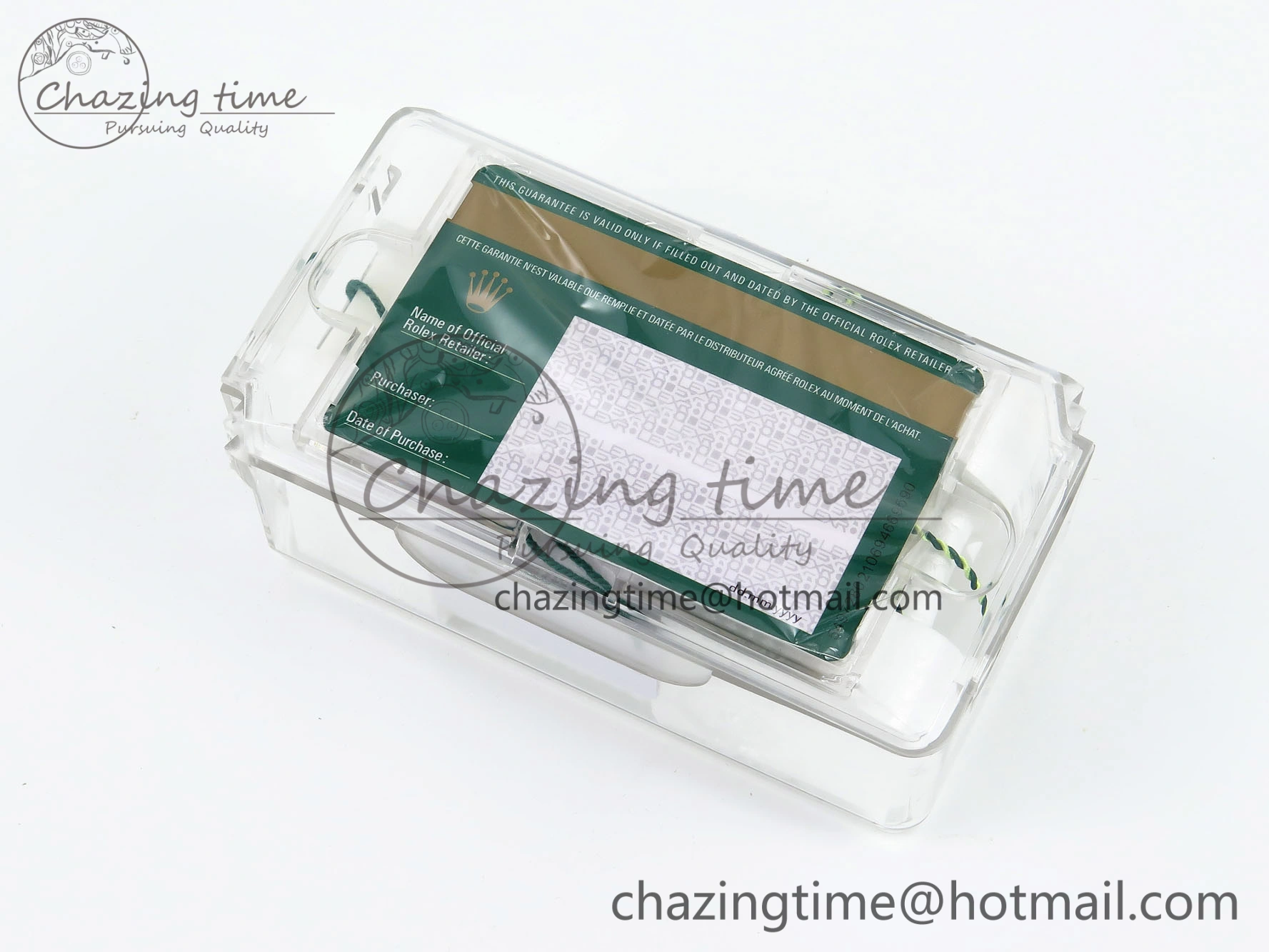 ROLEX PROTECTIVE TRAVEL PLASTIC WATCH CASE