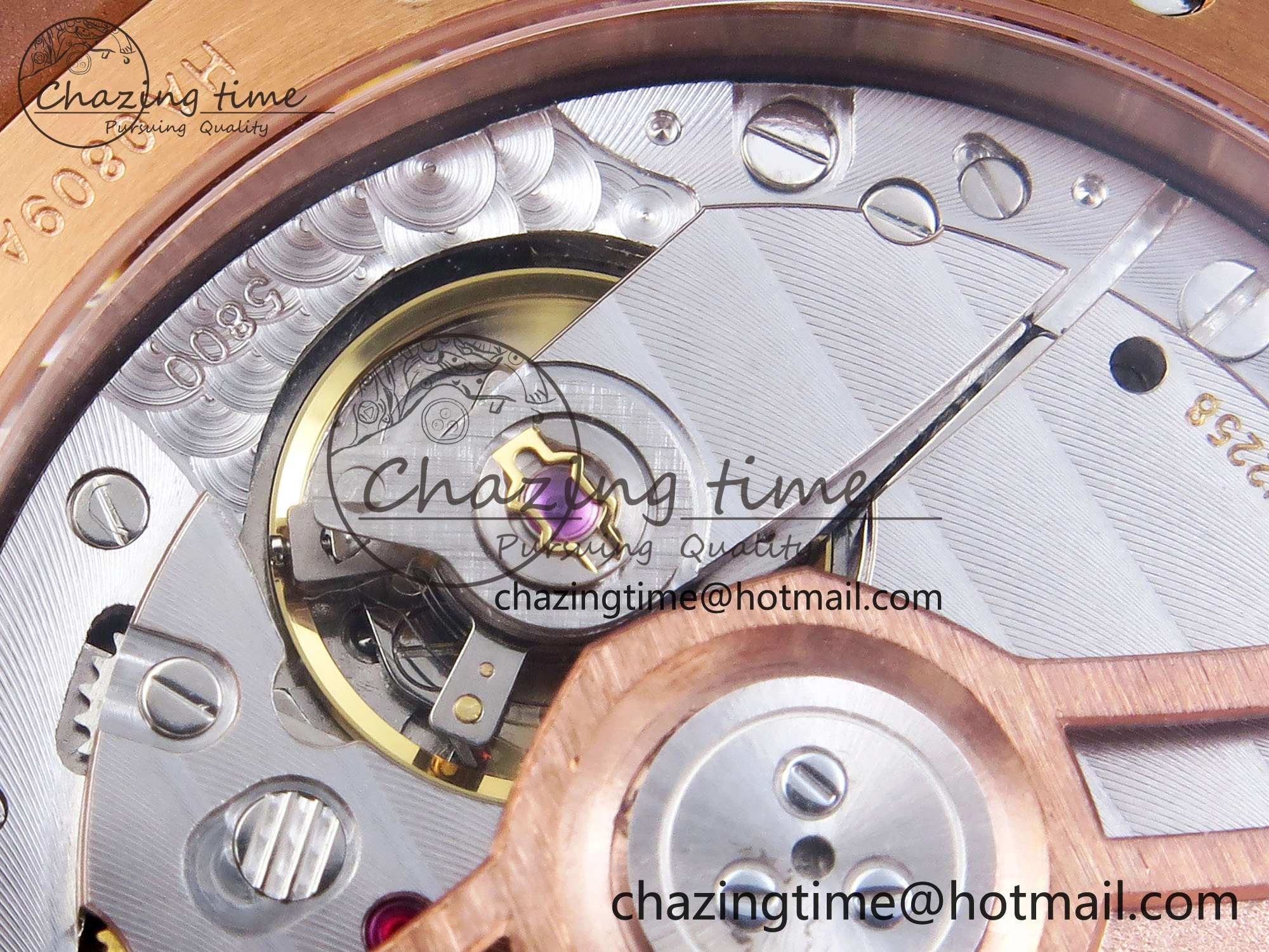 ROYAL OAK 34MM RG BF BEST EDITION WHITE DIAL DIAMONDS BEZEL ON RG BRACELET A5800