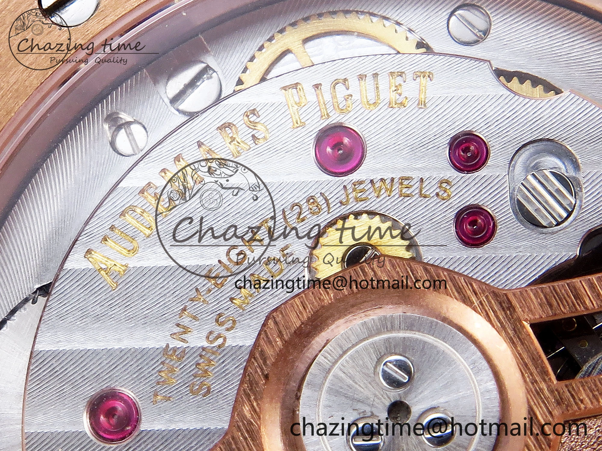 ROYAL OAK 34MM RG BF BEST EDITION WHITE DIAL DIAMONDS BEZEL ON RG BRACELET A5800