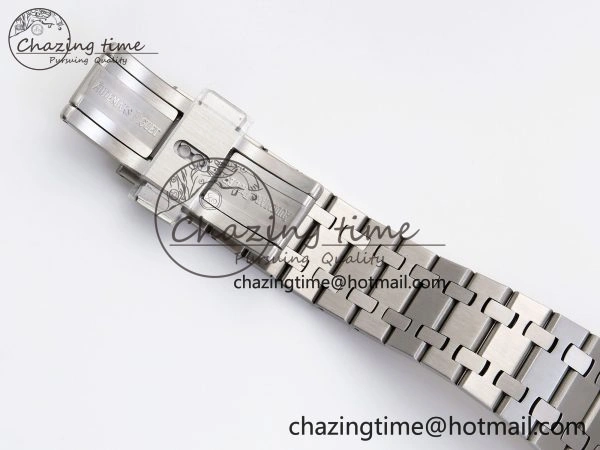 ROYAL OAK 34MM SS BF BEST EDITION BLUE DIAL DIAMONDS BEZEL ON SS BRACELET A5800