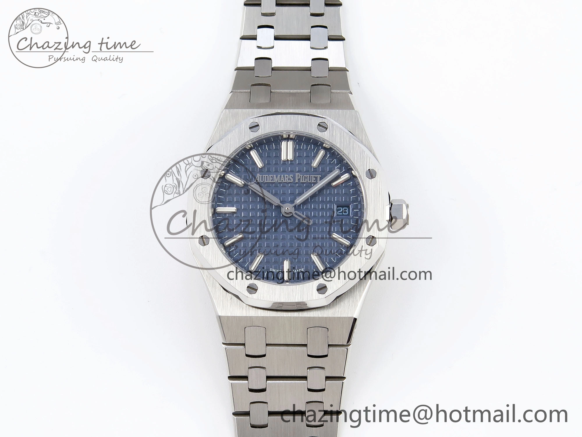 ROYAL OAK 34MM SS BF BEST EDITION BLUE DIAL ON SS BRACELET A5800