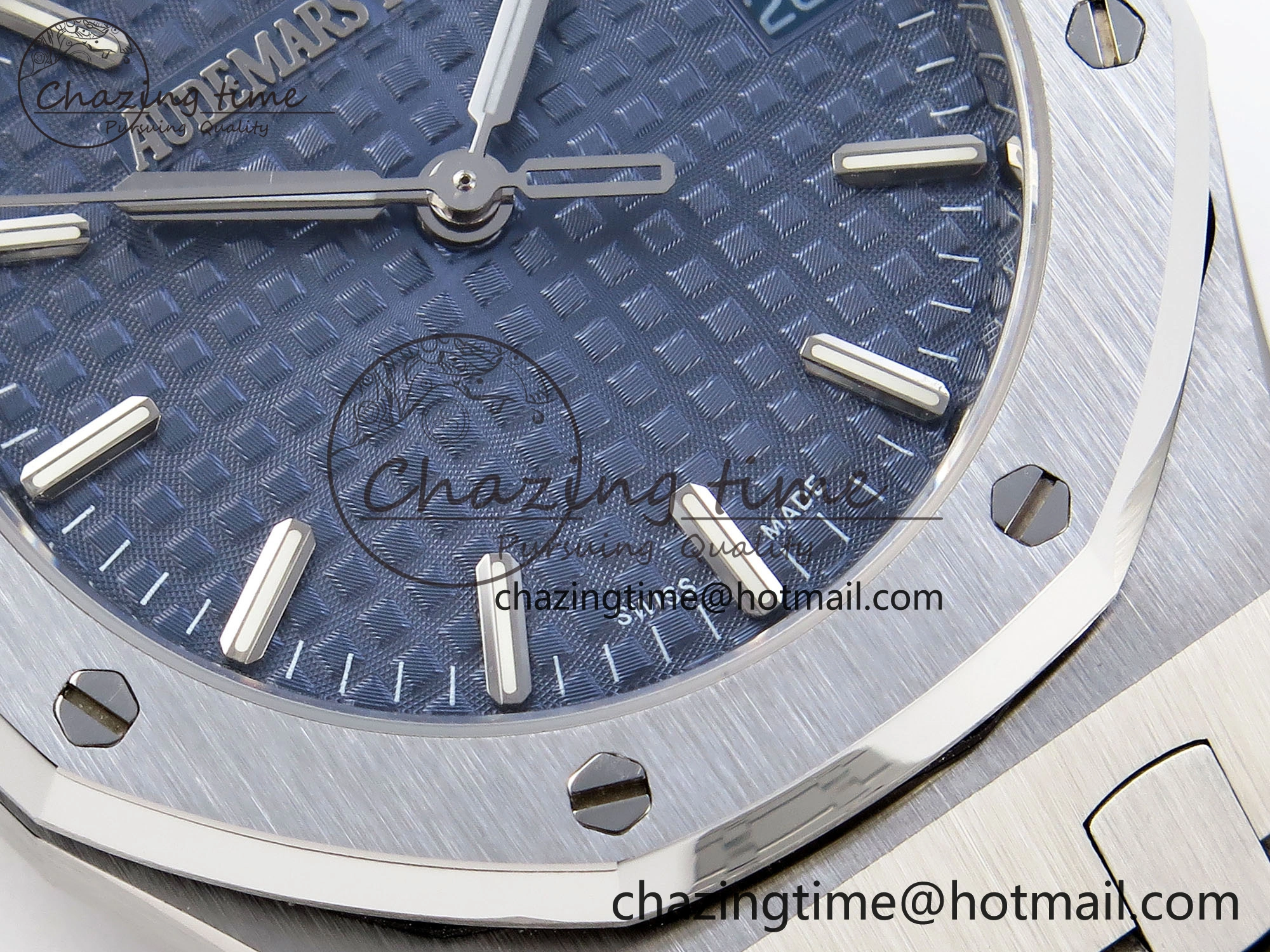 ROYAL OAK 34MM SS BF BEST EDITION BLUE DIAL ON SS BRACELET A5800