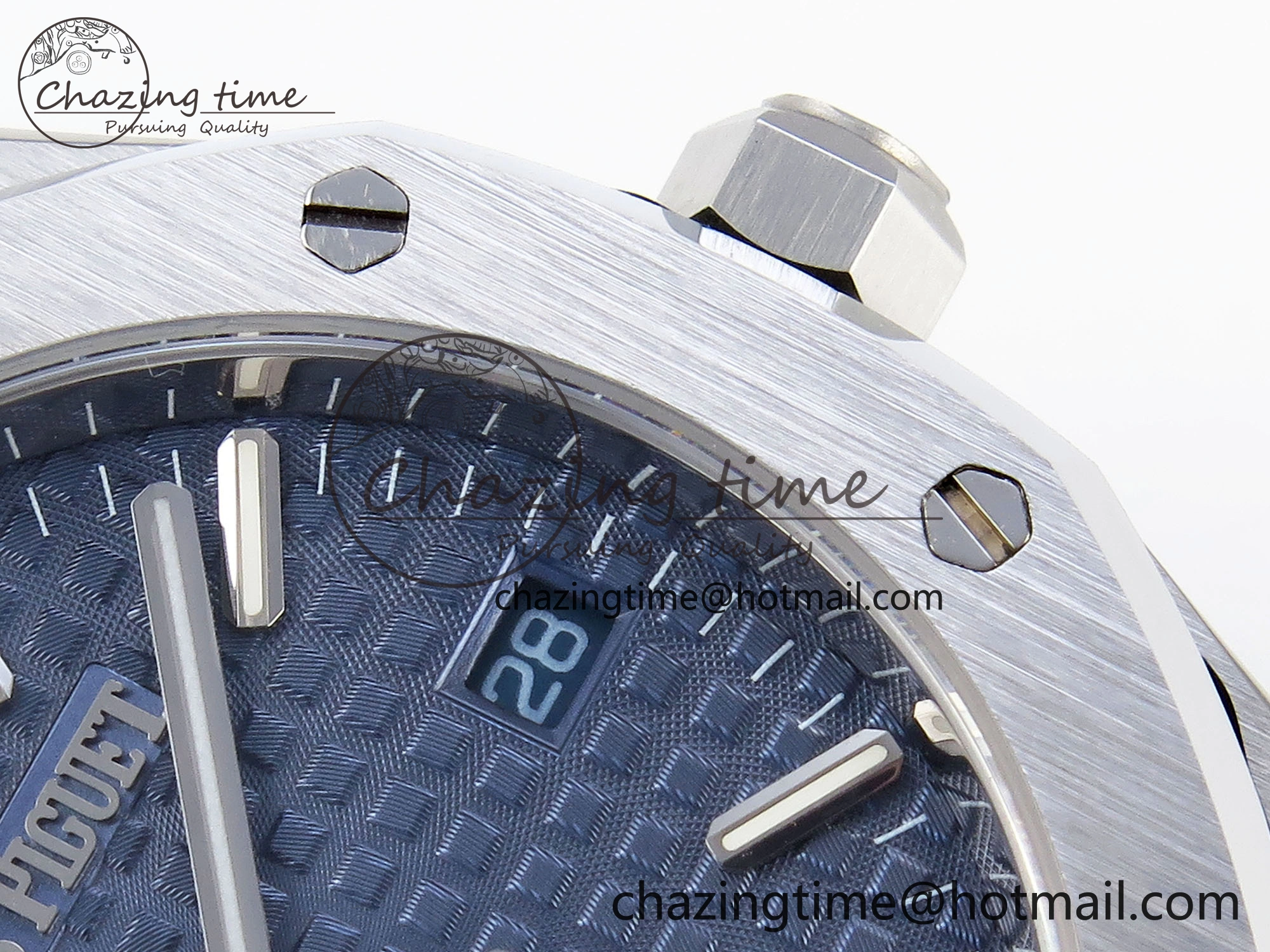 ROYAL OAK 34MM SS BF BEST EDITION BLUE DIAL ON SS BRACELET A5800