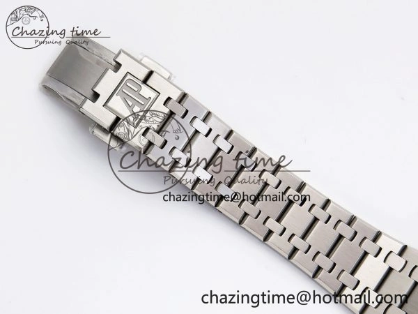ROYAL OAK 34MM SS BF BEST EDITION BLUE DIAMONDS DIAL DIAMONDS BEZEL ON SS BRACELET A5800