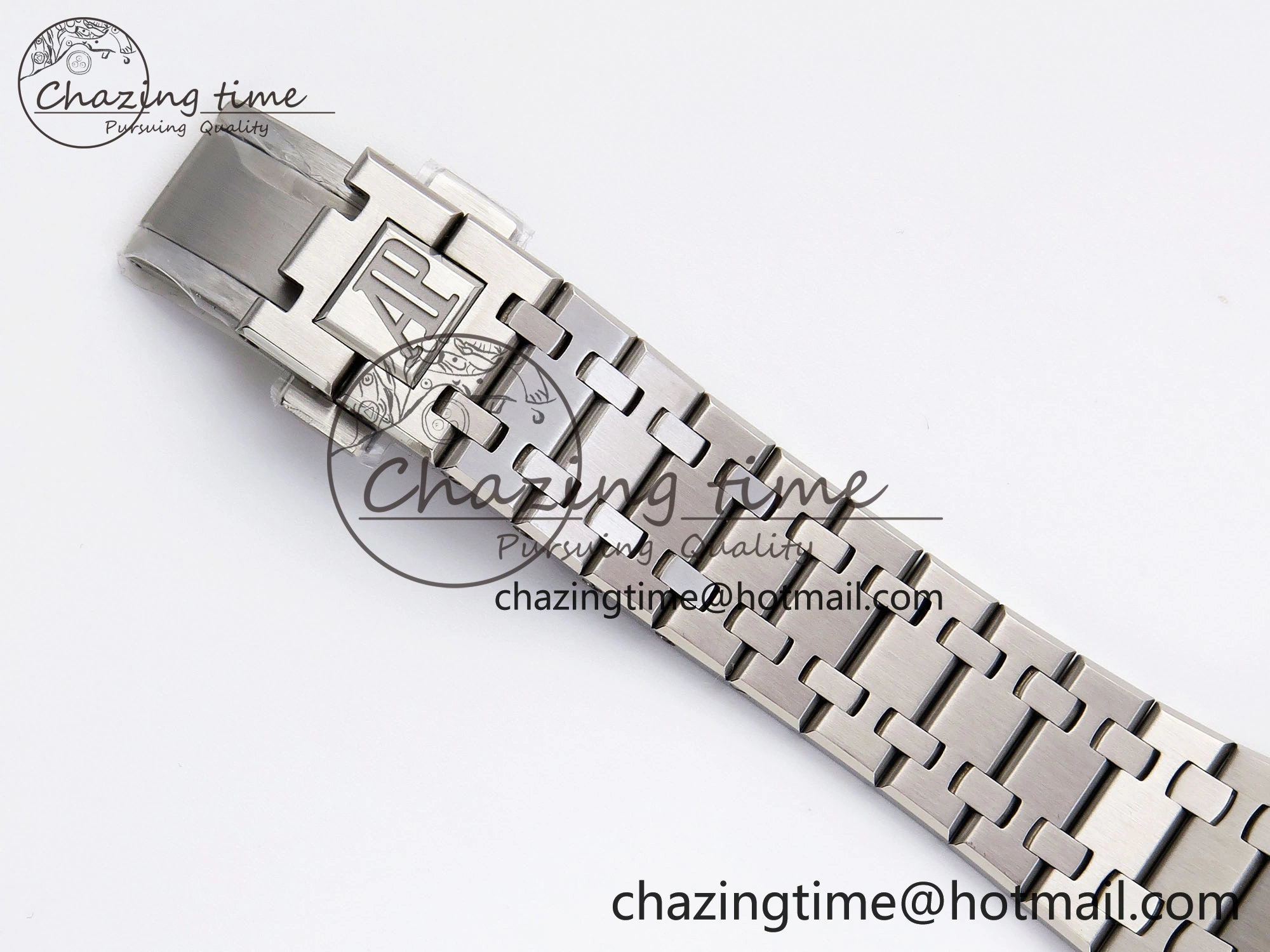 ROYAL OAK 34MM SS BF BEST EDITION ICE BLUE DIAL DIAMONDS BEZEL ON SS BRACELET A5800