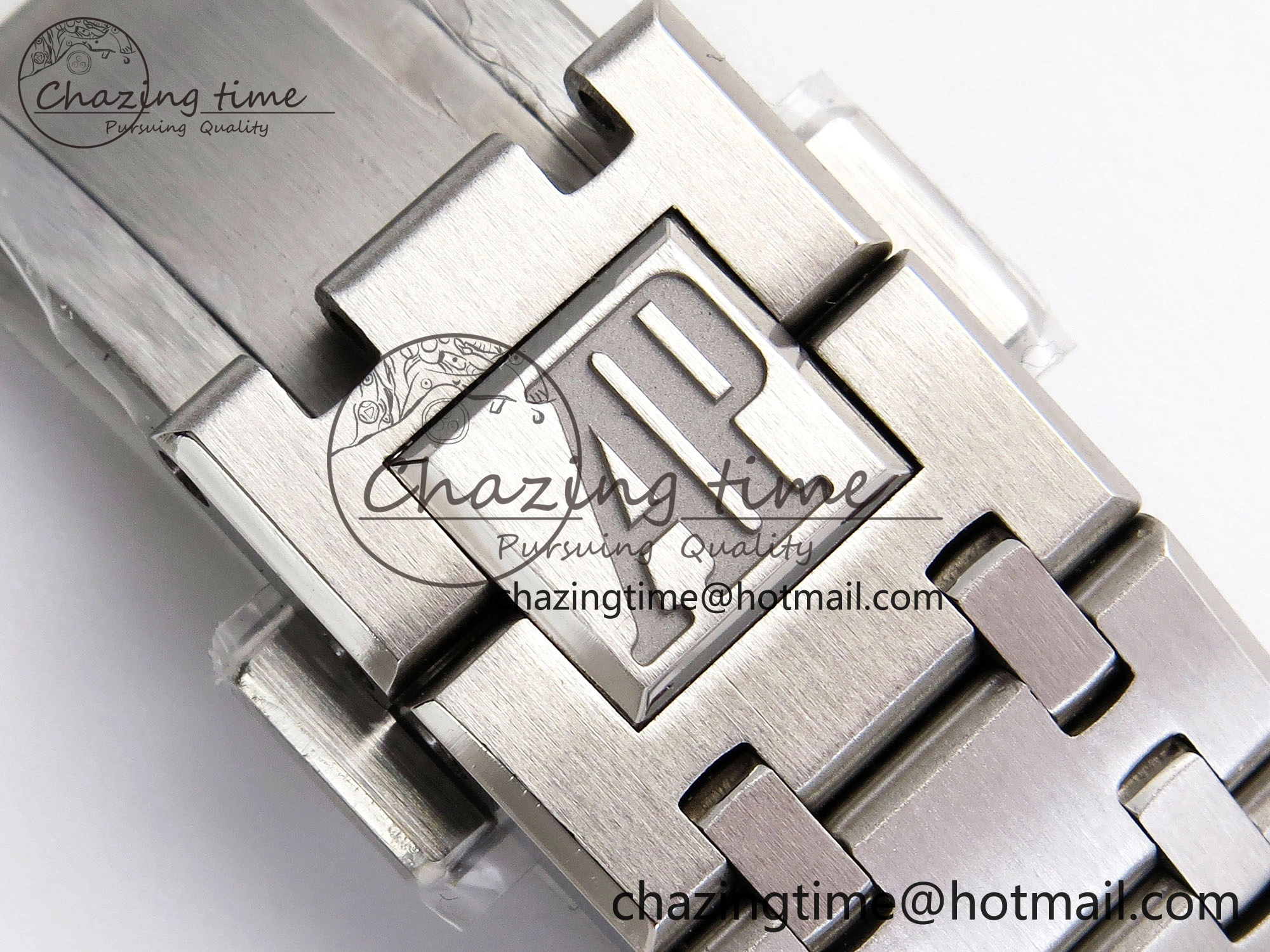 ROYAL OAK 34MM SS BF BEST EDITION ICE BLUE DIAL DIAMONDS BEZEL ON SS BRACELET A5800