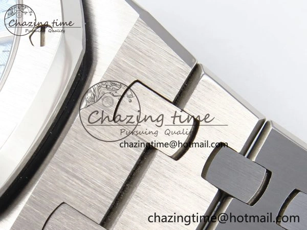 ROYAL OAK 34MM SS BF BEST EDITION ICE BLUE DIAL ON SS BRACELET A5800
