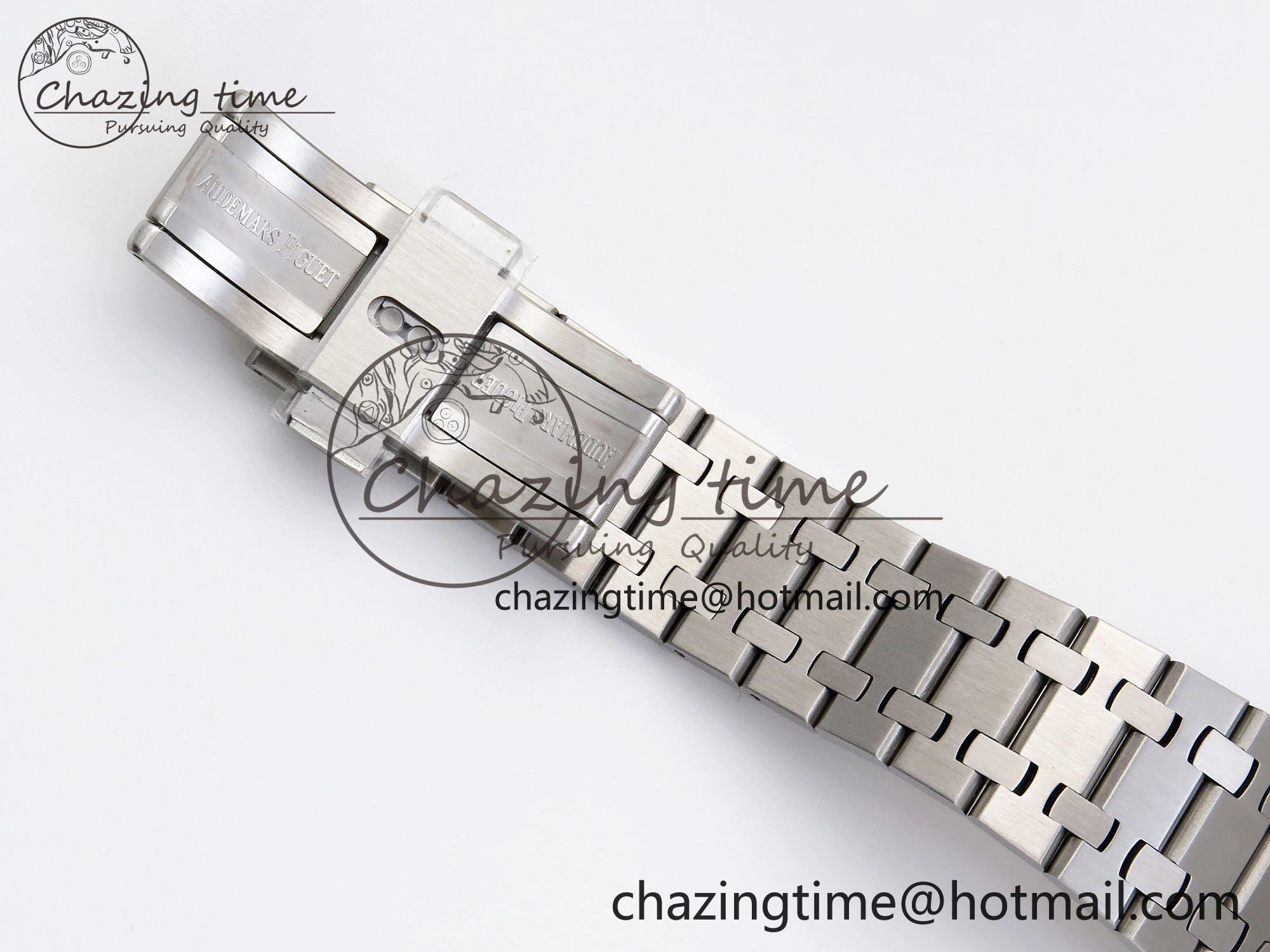 ROYAL OAK 34MM SS BF BEST EDITION WHITE DIAL DIAMONDS BEZEL ON SS BRACELET A5800