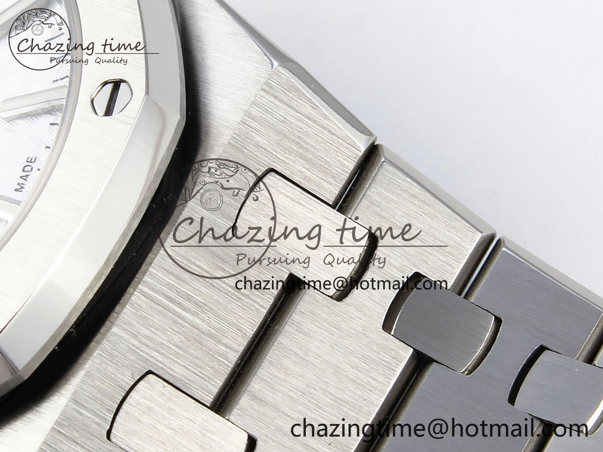 ROYAL OAK 34MM SS BF BEST EDITION WHITE DIAL ON SS BRACELET A5800