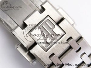 ROYAL OAK 34MM SS BF BEST EDITION WHITE DIAL ON SS BRACELET A5800