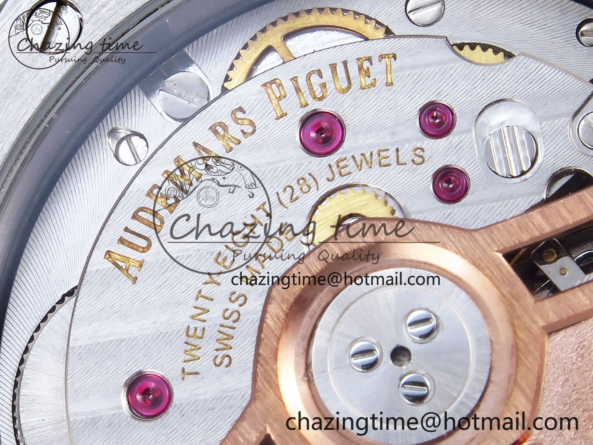 ROYAL OAK 34MM SS RG BF BEST EDITION WHITE DIAL ON SS RG BRACELET A5800