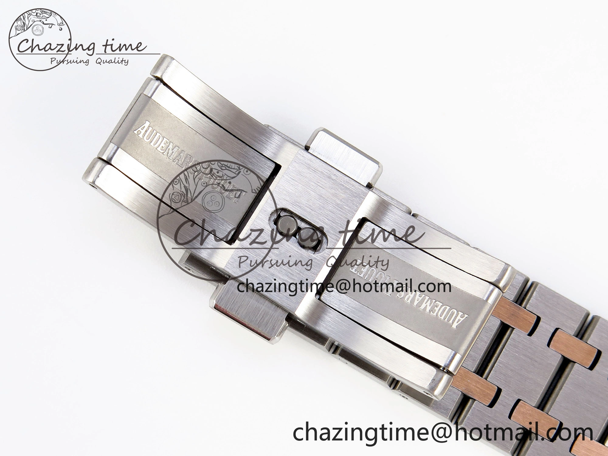 ROYAL OAK 34MM SS RG BF BEST EDITION WHITE DIAL ON SS RG BRACELET A5800