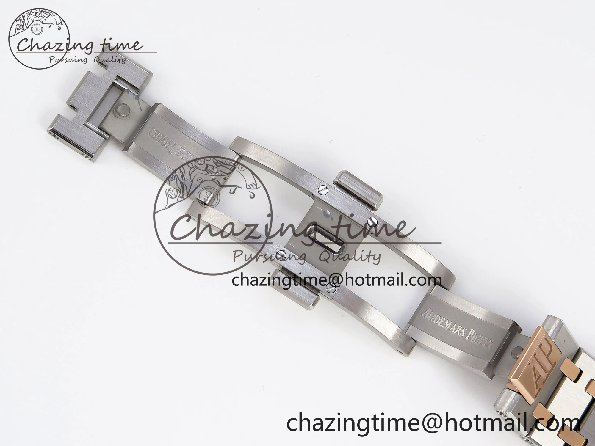 ROYAL OAK 34MM SS RG BF BEST EDITION WHITE DIAL ON SS RG BRACELET A5800