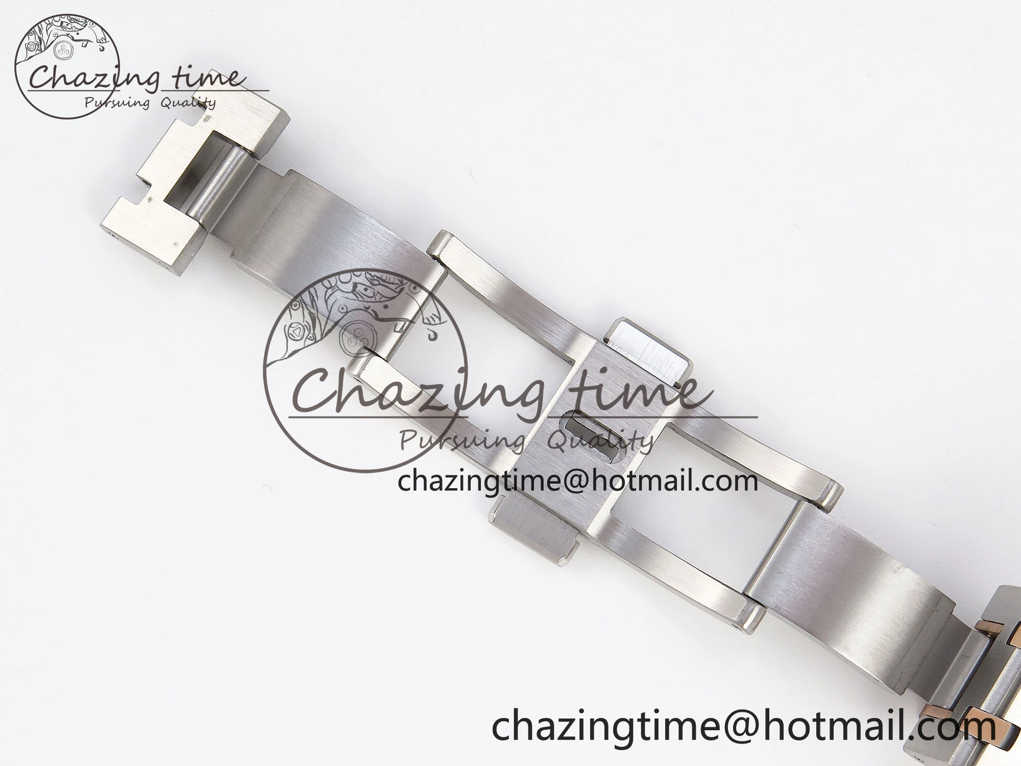 ROYAL OAK 34MM SS RG BF BEST EDITION WHITE DIAL ON SS RG BRACELET A5800