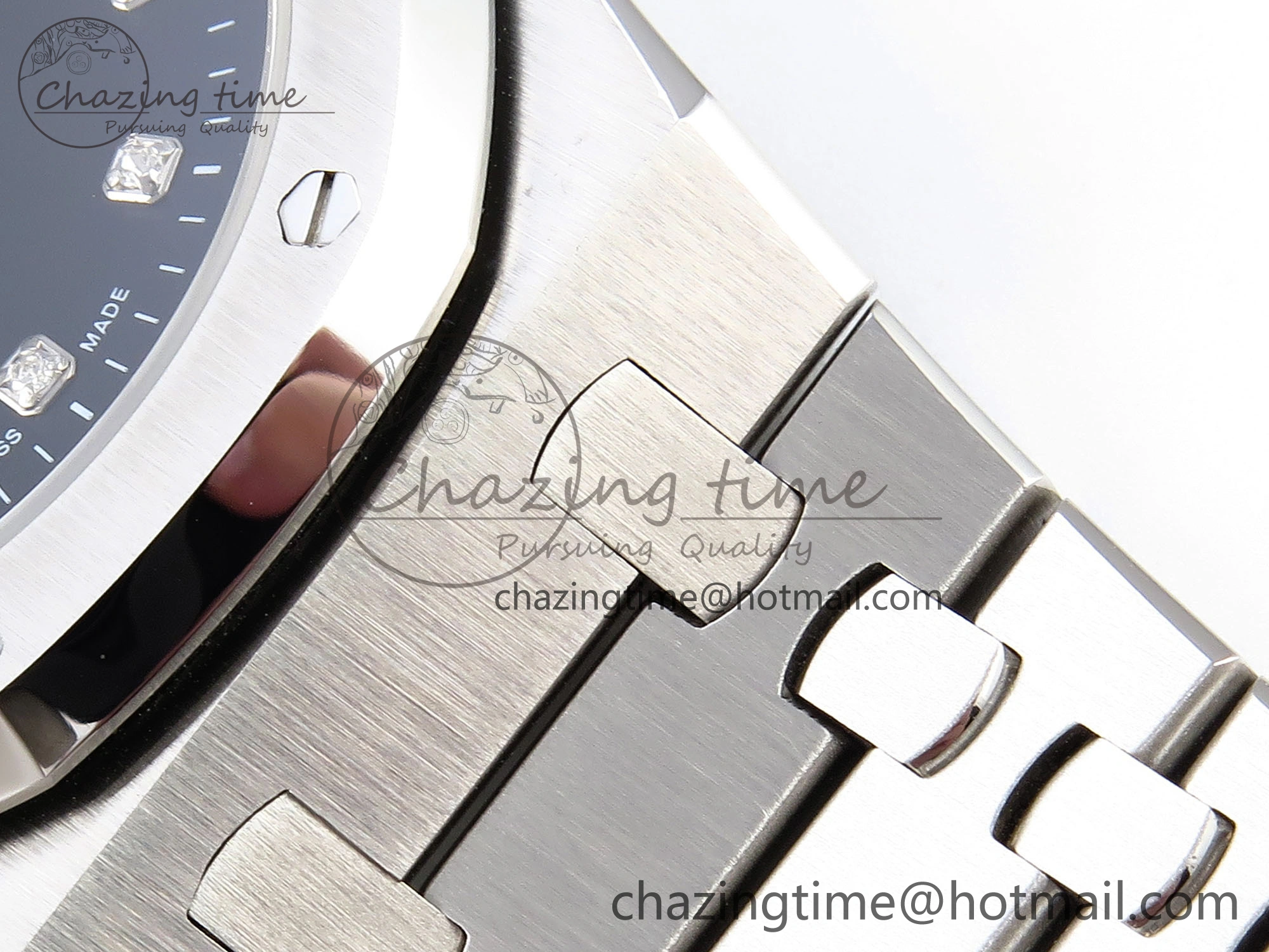 ROYAL OAK 39MM 15202 SS IPF 1:1 BEST EDITION BLACK DIAL ON SS BRACELET A2121