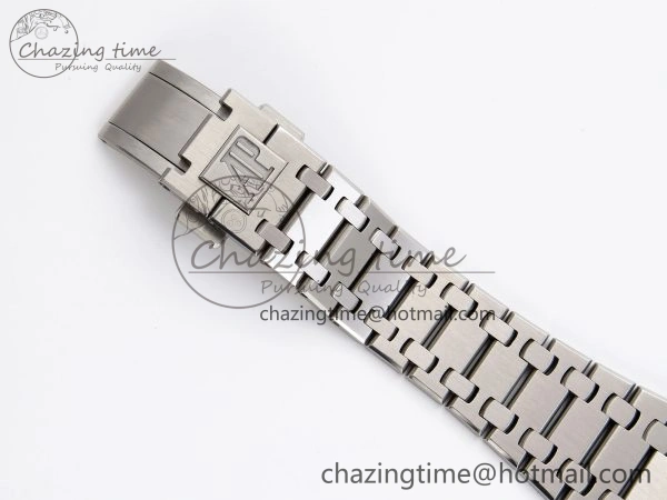 ROYAL OAK 39MM 15202 SS IPF 1:1 BEST EDITION GRAY TEXTURED DIAL ON SS BRACELET A2121
