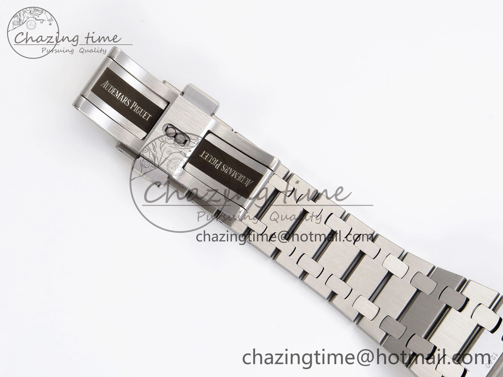 ROYAL OAK 39MM 15202 SS IPF 1:1 BEST EDITION GRAY TEXTURED DIAL ON SS BRACELET A2121