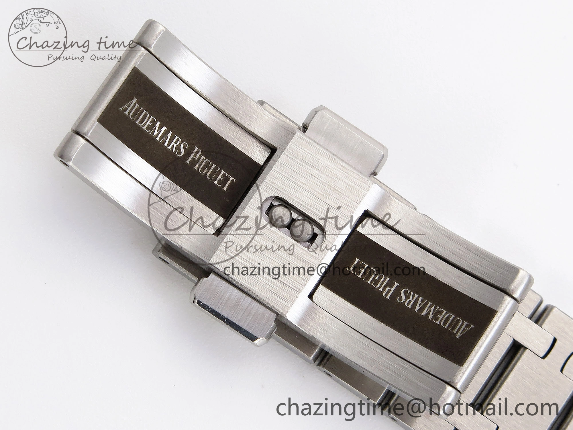ROYAL OAK 39MM 15202 SS IPF 1:1 BEST EDITION GRAY TEXTURED DIAL ON SS BRACELET A2121