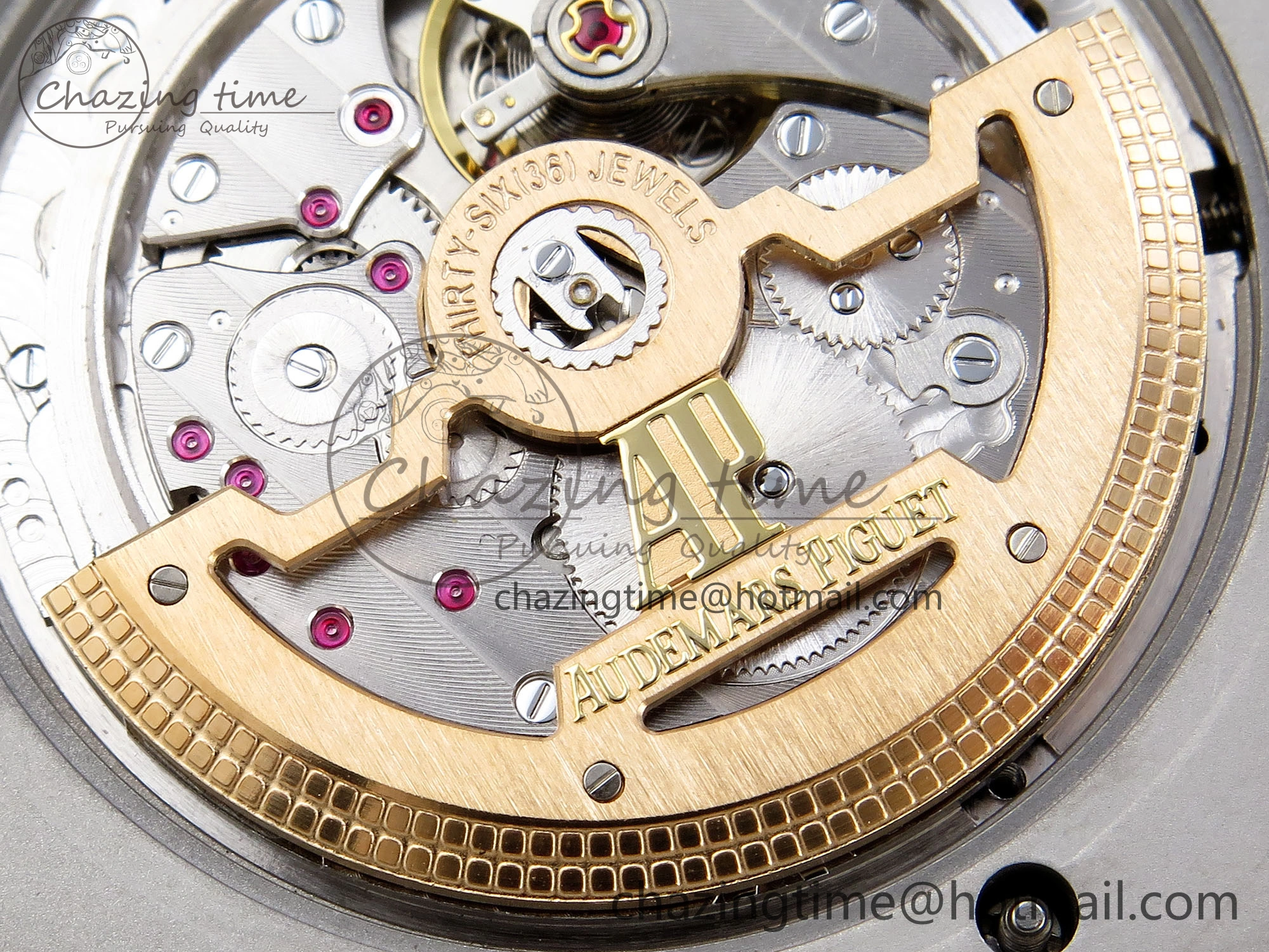 ROYAL OAK 39MM 15202 SS IPF 1:1 BEST EDITION GRAY TEXTURED DIAL ON SS BRACELET A2121