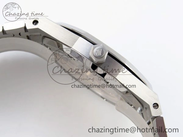 ROYAL OAK 39MM 15202 SS IPF 1:1 BEST EDITION GRAY TEXTURED DIAL ON SS BRACELET A2121