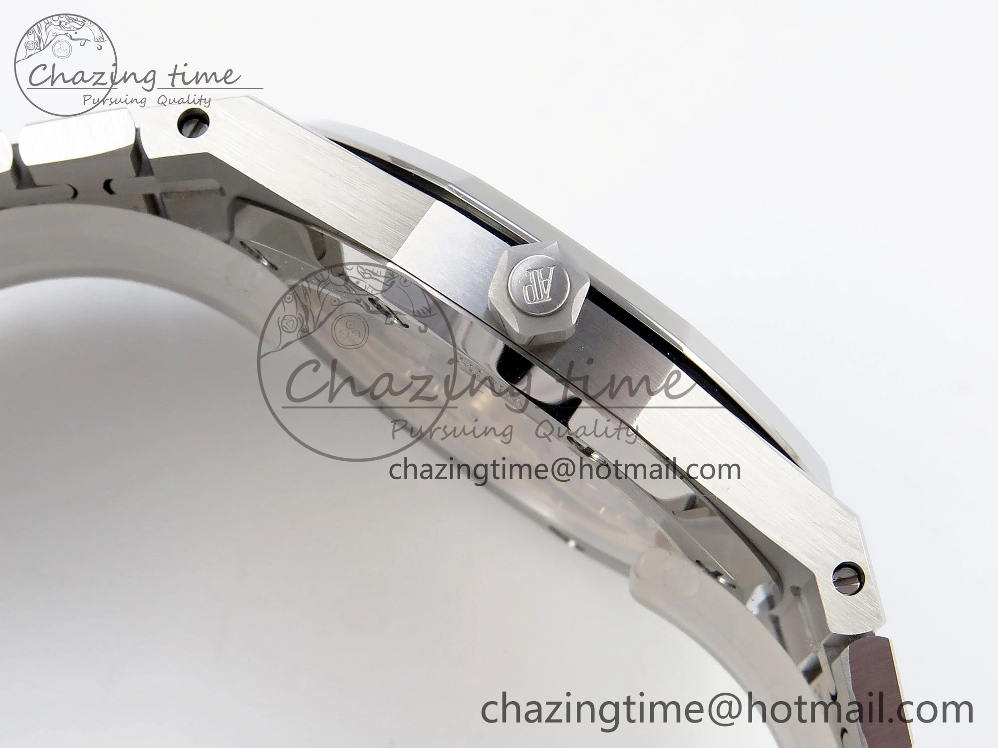 ROYAL OAK 39MM 15202 SS IPF 1:1 BEST EDITION GRAY TEXTURED DIAL ON SS BRACELET A2121