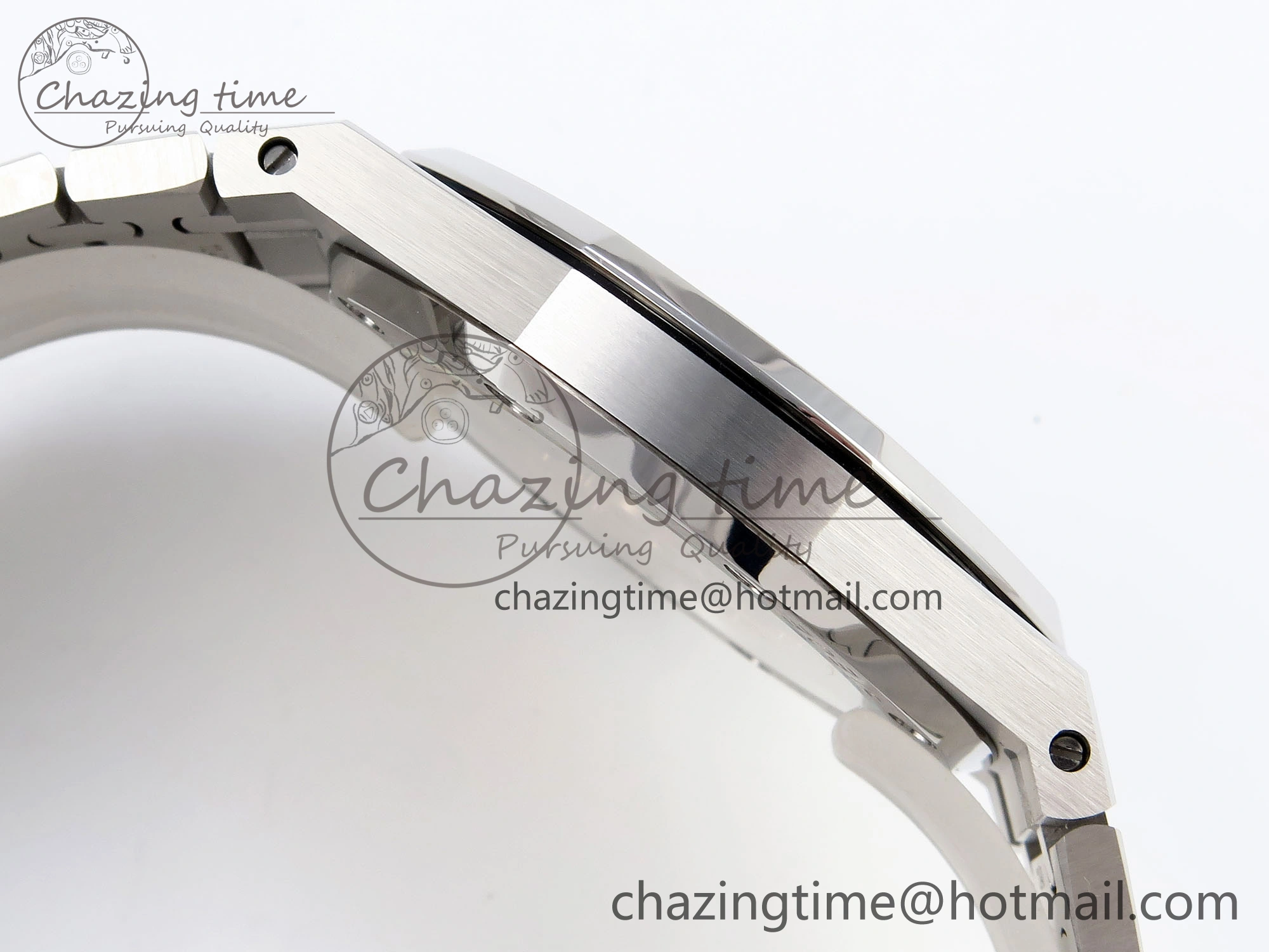 ROYAL OAK 39MM 15202 SS IPF 1:1 BEST EDITION GRAY TEXTURED DIAL ON SS BRACELET A2121