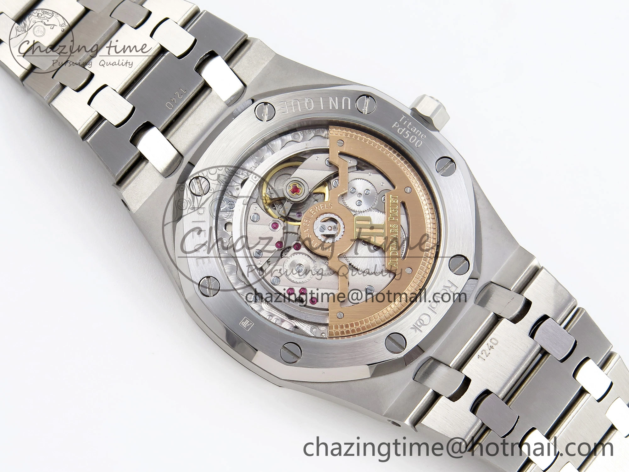 ROYAL OAK 39MM 15202 SS IPF 1:1 BEST EDITION GRAY TEXTURED DIAL ON SS BRACELET A2121
