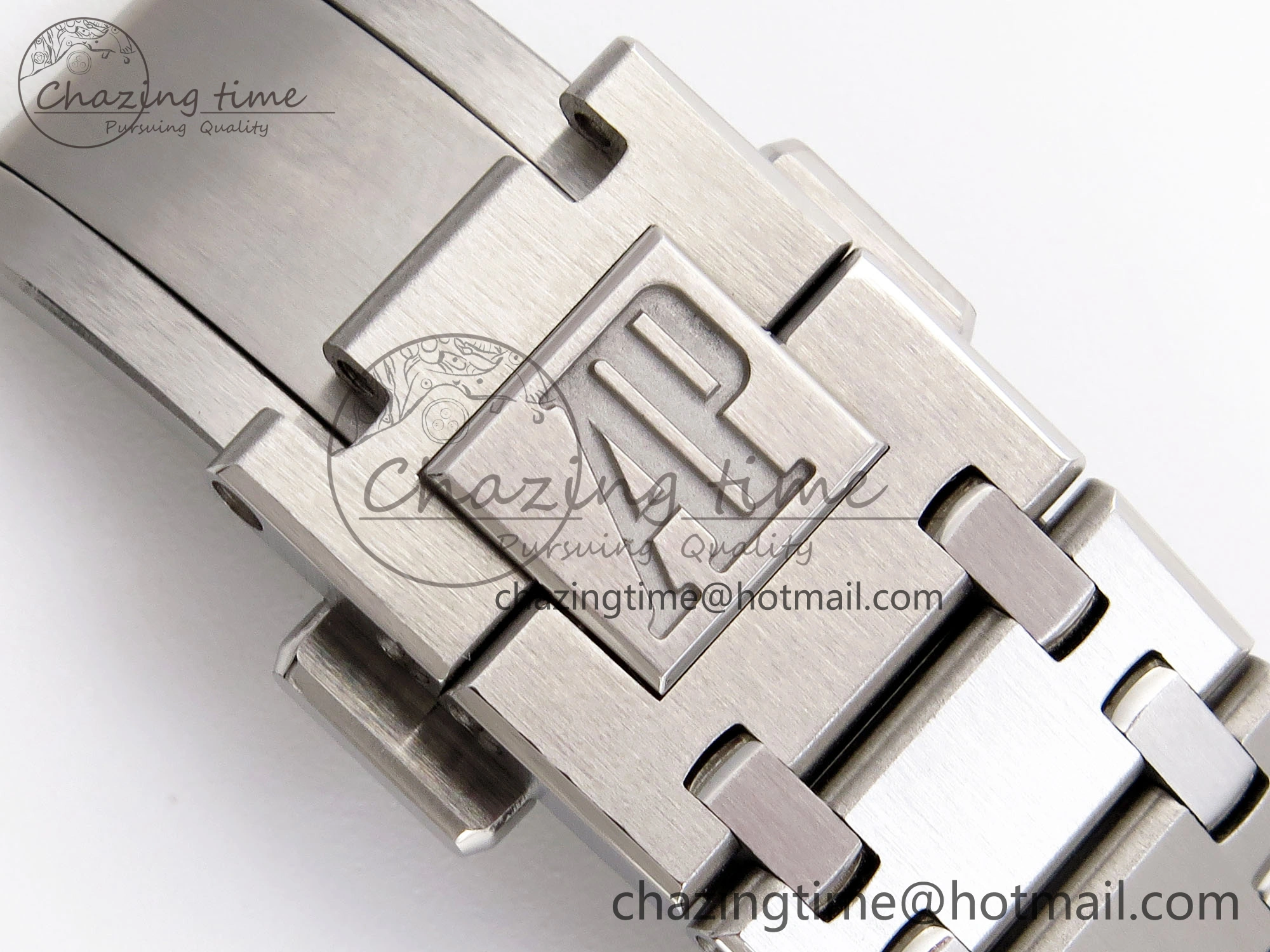 ROYAL OAK 39MM 15202 SS IPF 1:1 BEST EDITION GREEN BLACK DIAL ON SS BRACELET A2121