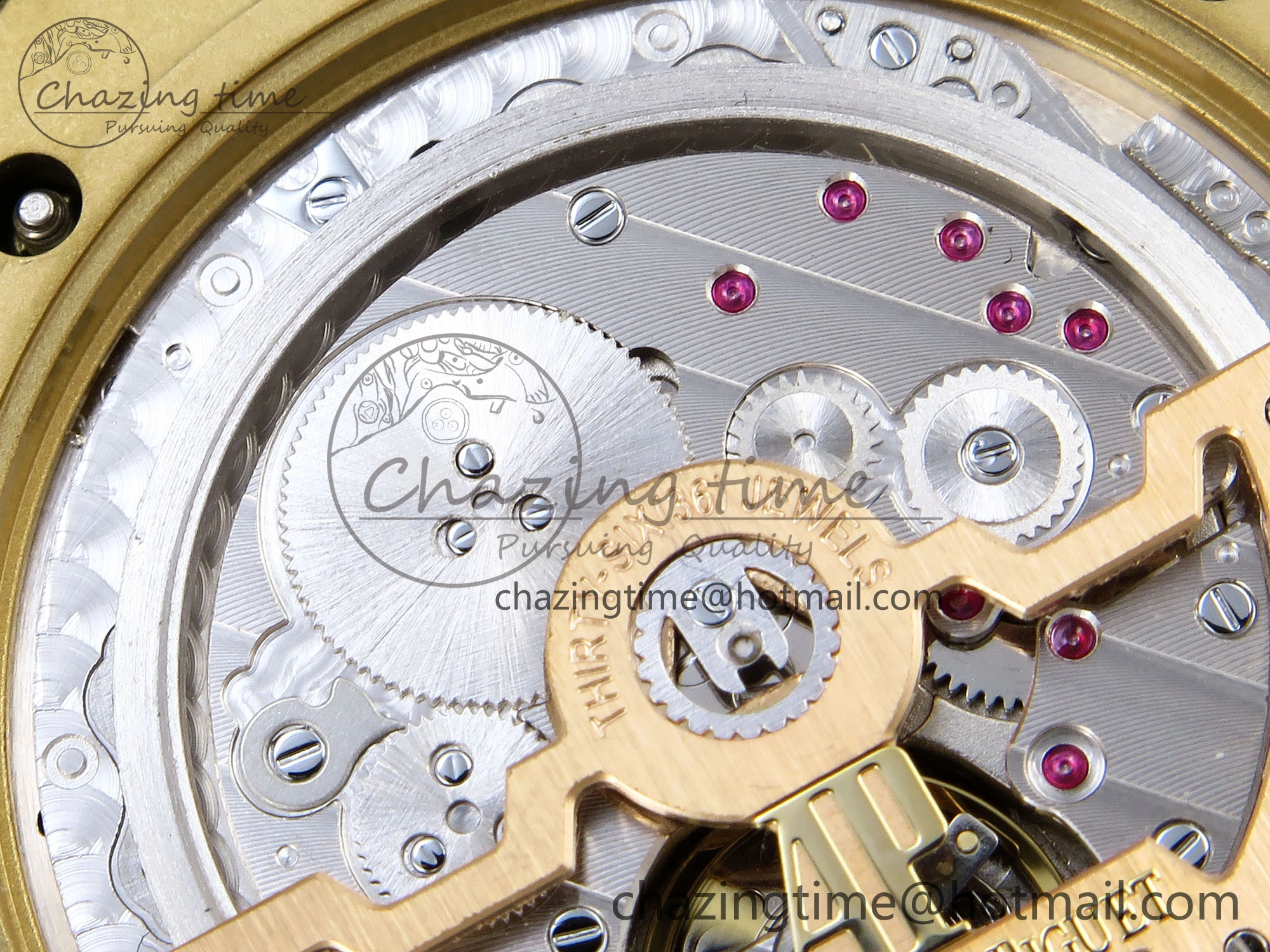 ROYAL OAK 39MM 15202 YG IPF 1:1 BEST EDITION WHITE TEXTURED DIAL ON YG BRACELET A2121