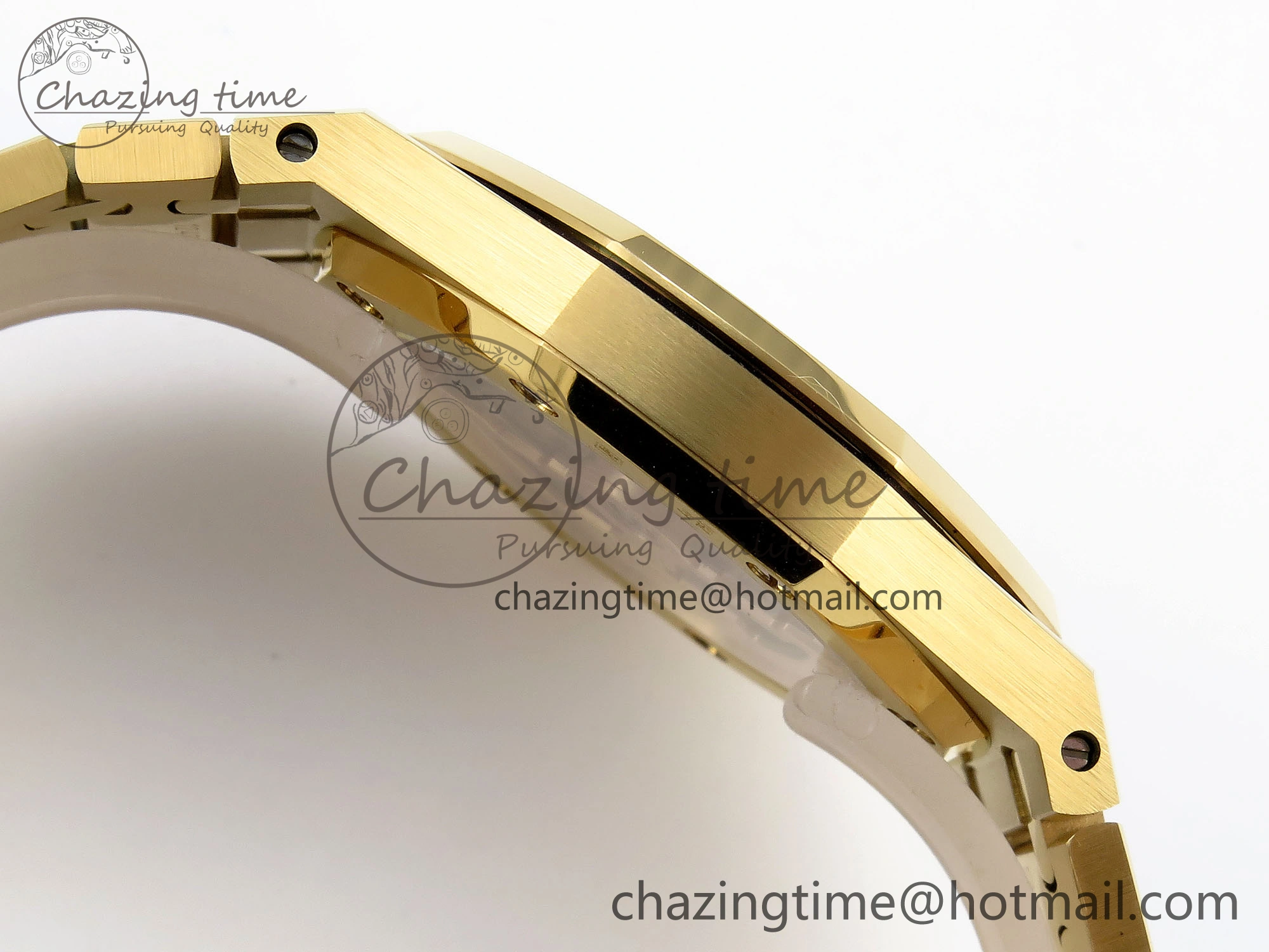 ROYAL OAK 39MM 15202 YG IPF 1:1 BEST EDITION YG TEXTURED DIAL ON YG BRACELET A2121