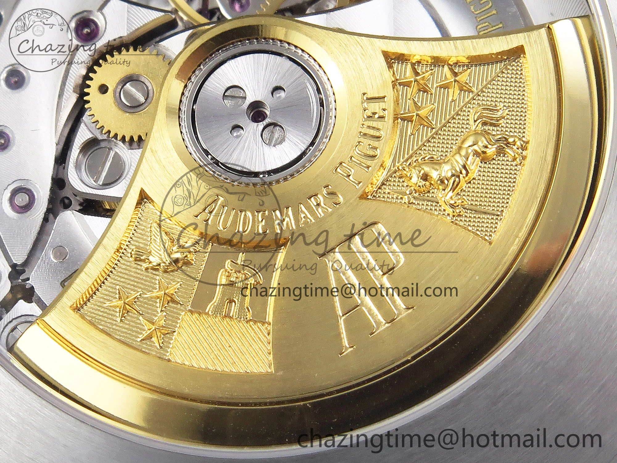 ROYAL OAK 41MM 15400 SS APSF 1:1 BEST EDITION BLACK TEXTURED DIAL ON BLACK RUBBER STRAP SA3120 SUPER CLONE V3