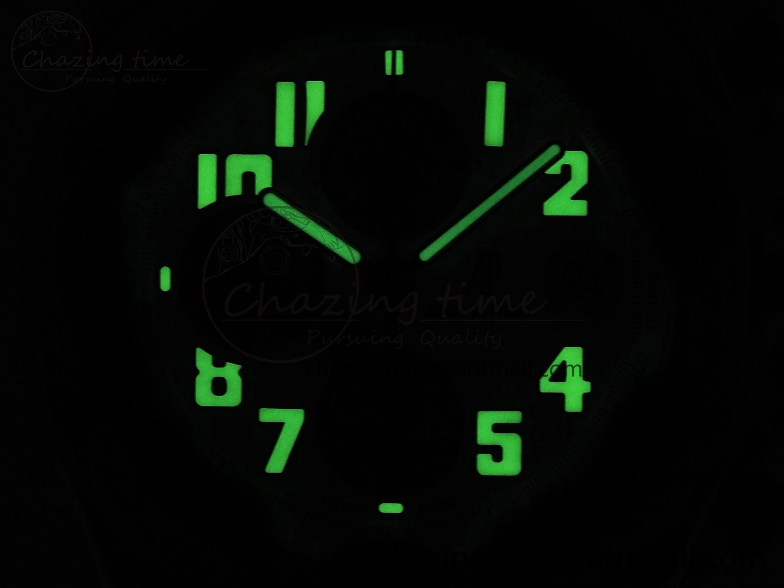 ROYAL OAK OFFSHORE 42MM SS APF 1:1 BEST EDITION BLACK DIAL WHITE MARKERS ON BLACK LEATHER STRAP A7750