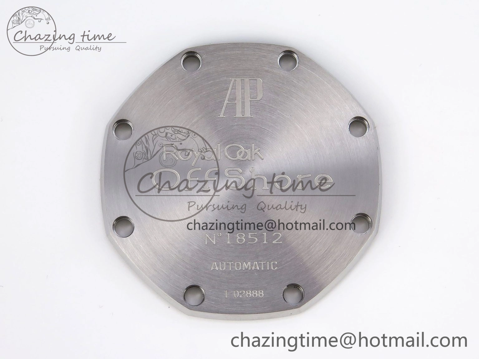 ROYAL OAK OFFSHORE 42MM SS APF 1:1 BEST EDITION BLACK DIAL WHITE MARKERS ON BLACK LEATHER STRAP A7750
