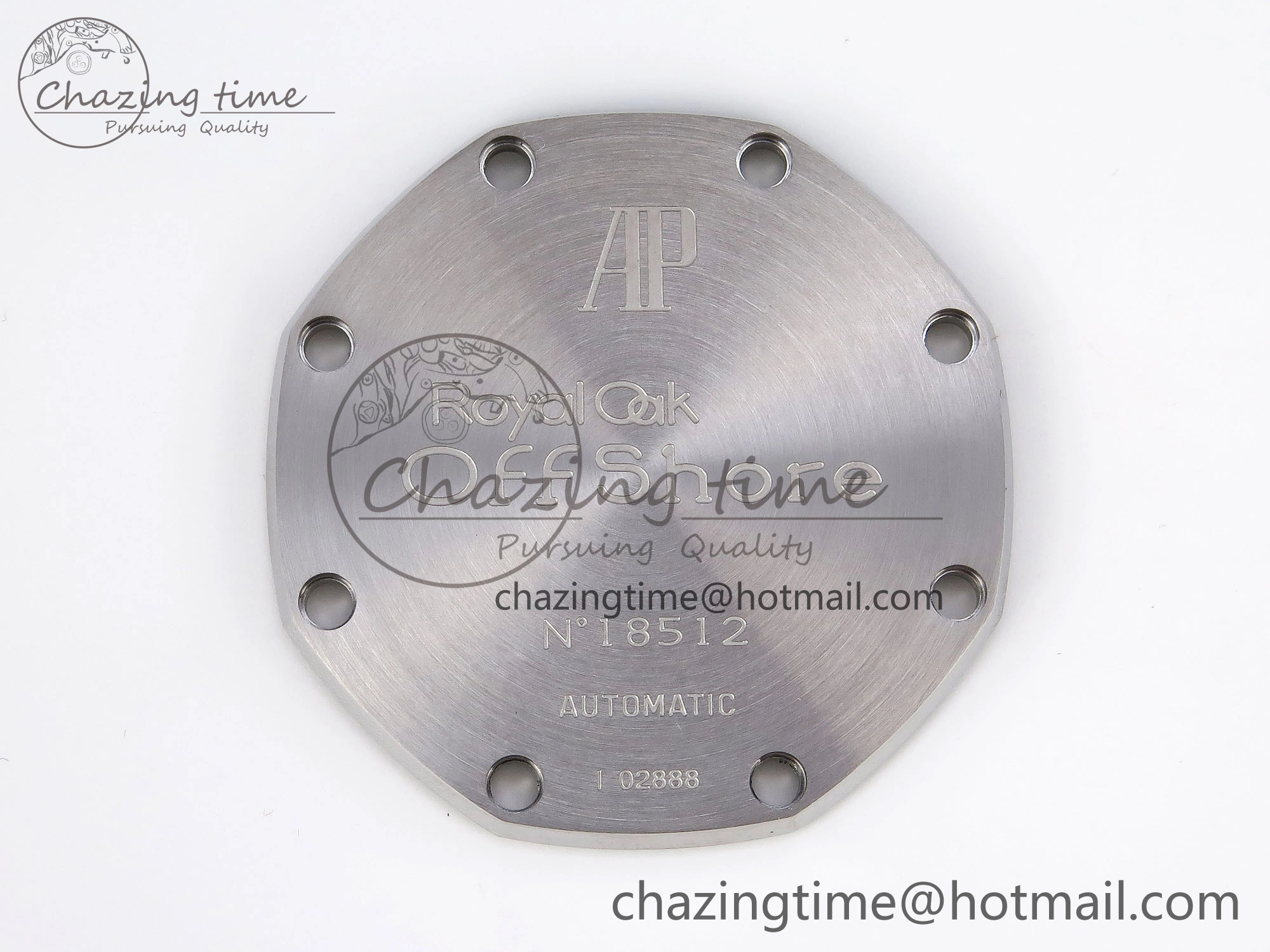 ROYAL OAK OFFSHORE 42MM SS APF 1:1 BEST EDITION BLACK DIAL WHITE MARKERS ON BLACK LEATHER STRAP A7750