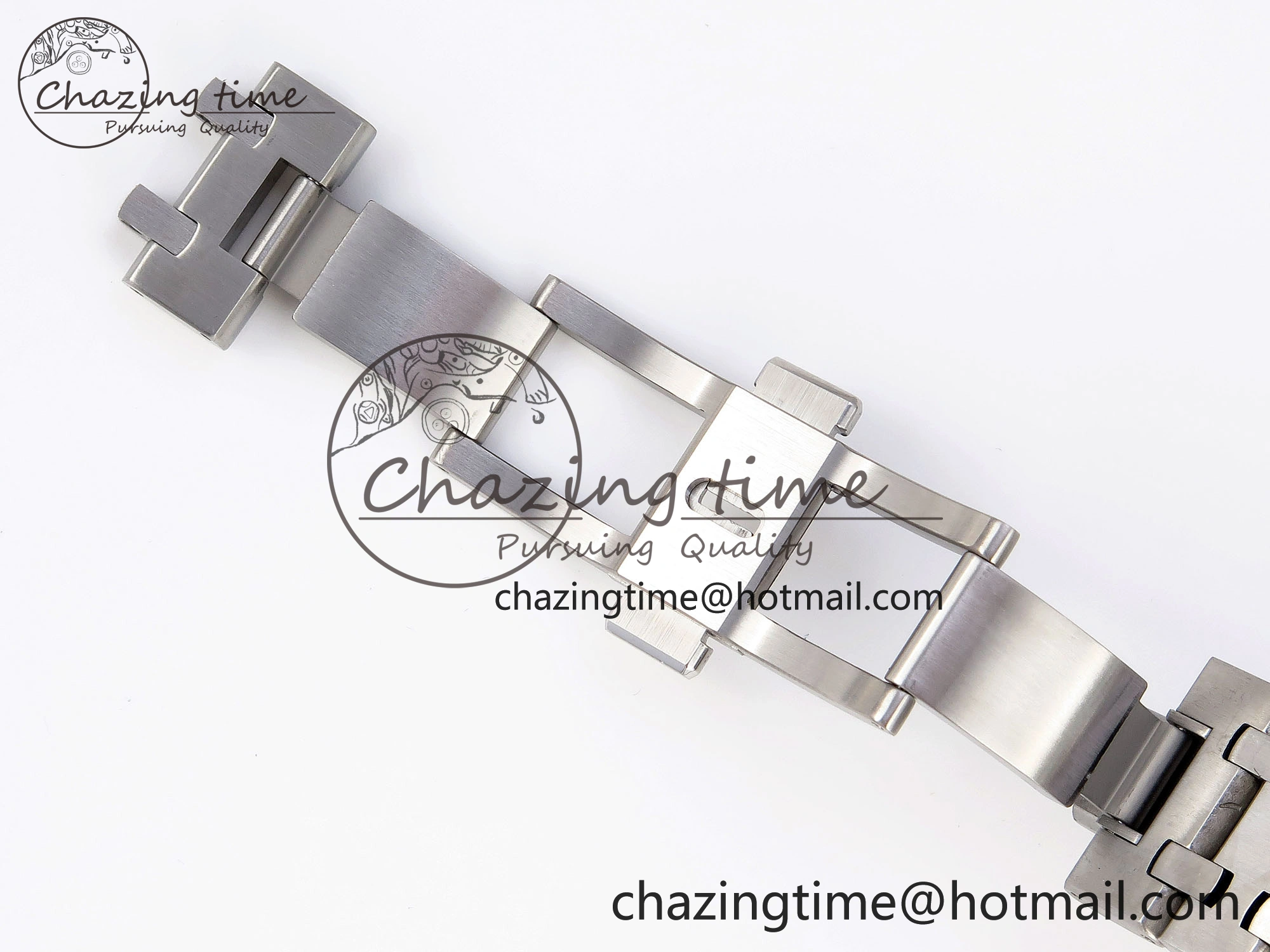 ROYAL OAK OFFSHORE 42MM SS APF 1:1 BEST EDITION GRAY DIAL BLACK MARKERS ON SS BRACELET A7750