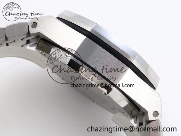 ROYAL OAK OFFSHORE 42MM SS APF 1:1 BEST EDITION GRAY DIAL BLACK MARKERS ON SS BRACELET A7750
