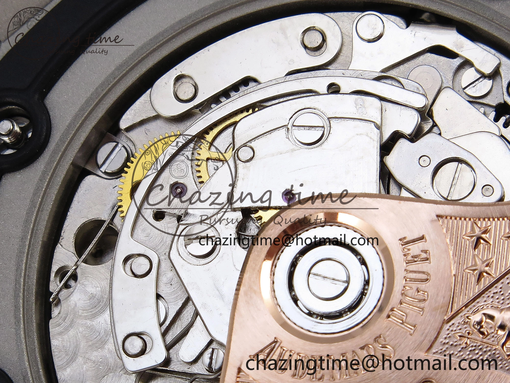 ROYAL OAK OFFSHORE 42MM SS APF 1:1 BEST EDITION GRAY DIAL BLACK MARKERS ON SS BRACELET A7750