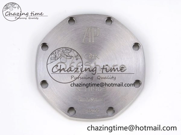 ROYAL OAK OFFSHORE 42MM SS APF 1:1 BEST EDITION GRAY DIAL BLACK MARKERS ON SS BRACELET A7750
