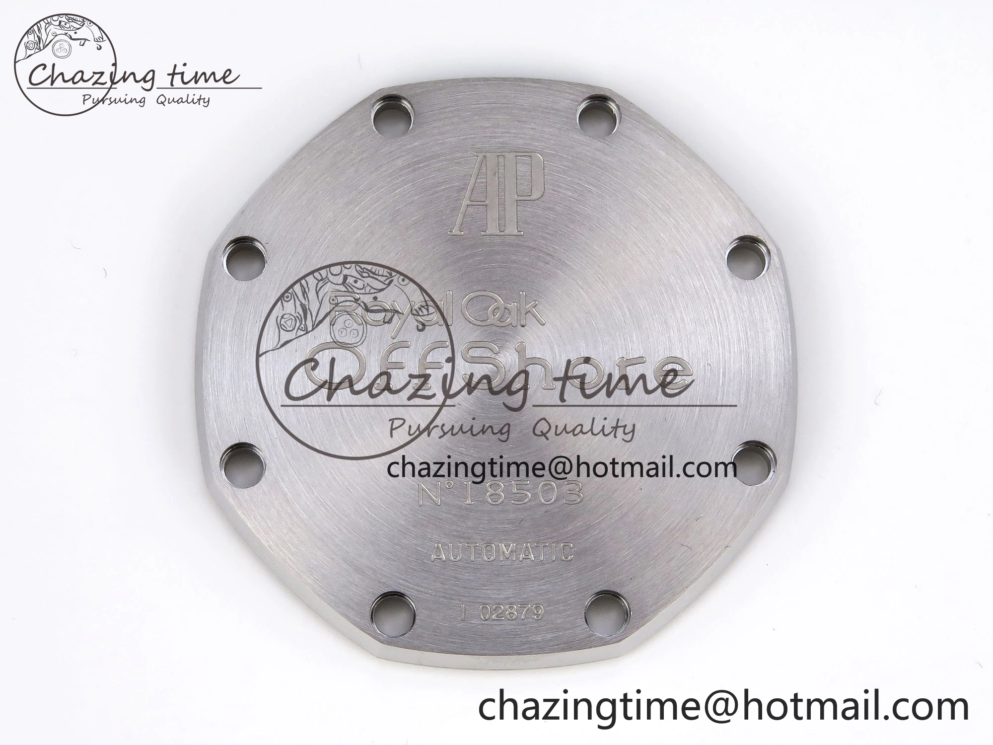 ROYAL OAK OFFSHORE 42MM SS APF 1:1 BEST EDITION GRAY DIAL BLACK MARKERS ON SS BRACELET A7750