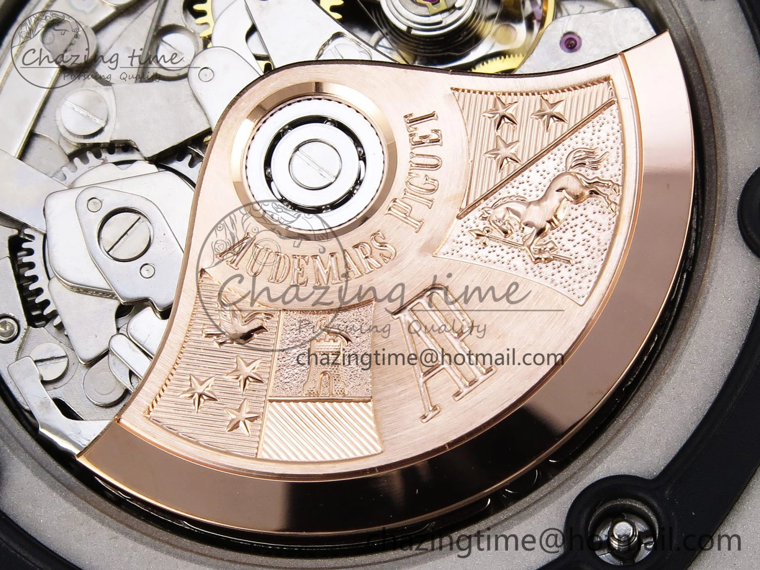 ROYAL OAK OFFSHORE 42MM VOLCANO SS APF 1:1 BEST EDITION BLACK DIAL ORANGE MARKERS ON BLACK LEATHER STRAP A7750