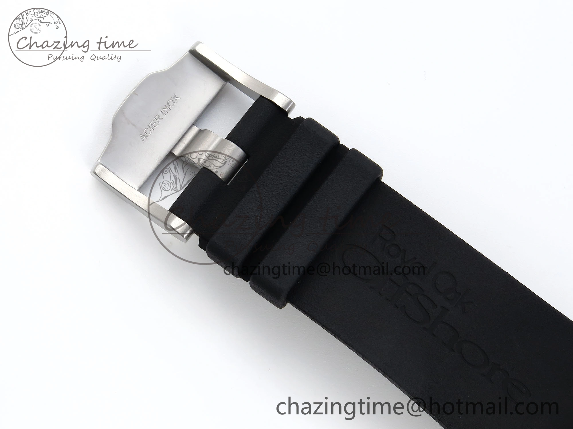 ROYAL OAK OFFSHORE DIVER 15710 IPF 1:1 BEST EDITION BLACK DIAL ON BLACK RUBBER STRAP SA3120 SUPER CLONE