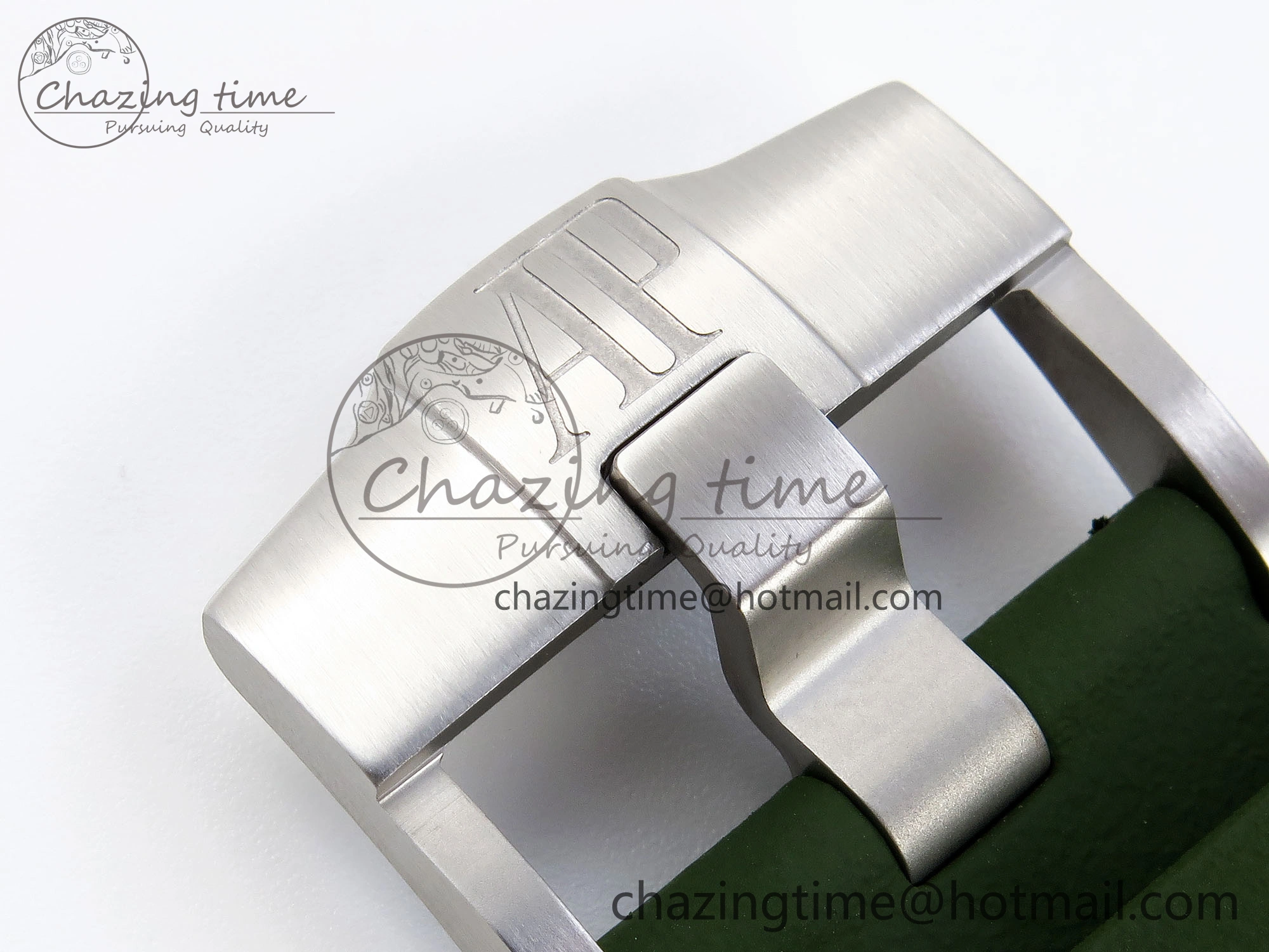 ROYAL OAK OFFSHORE DIVER 15710 IPF 1:1 BEST EDITION GREEN DIAL ON GREEN RUBBER STRAP SA3120 SUPER CLONE