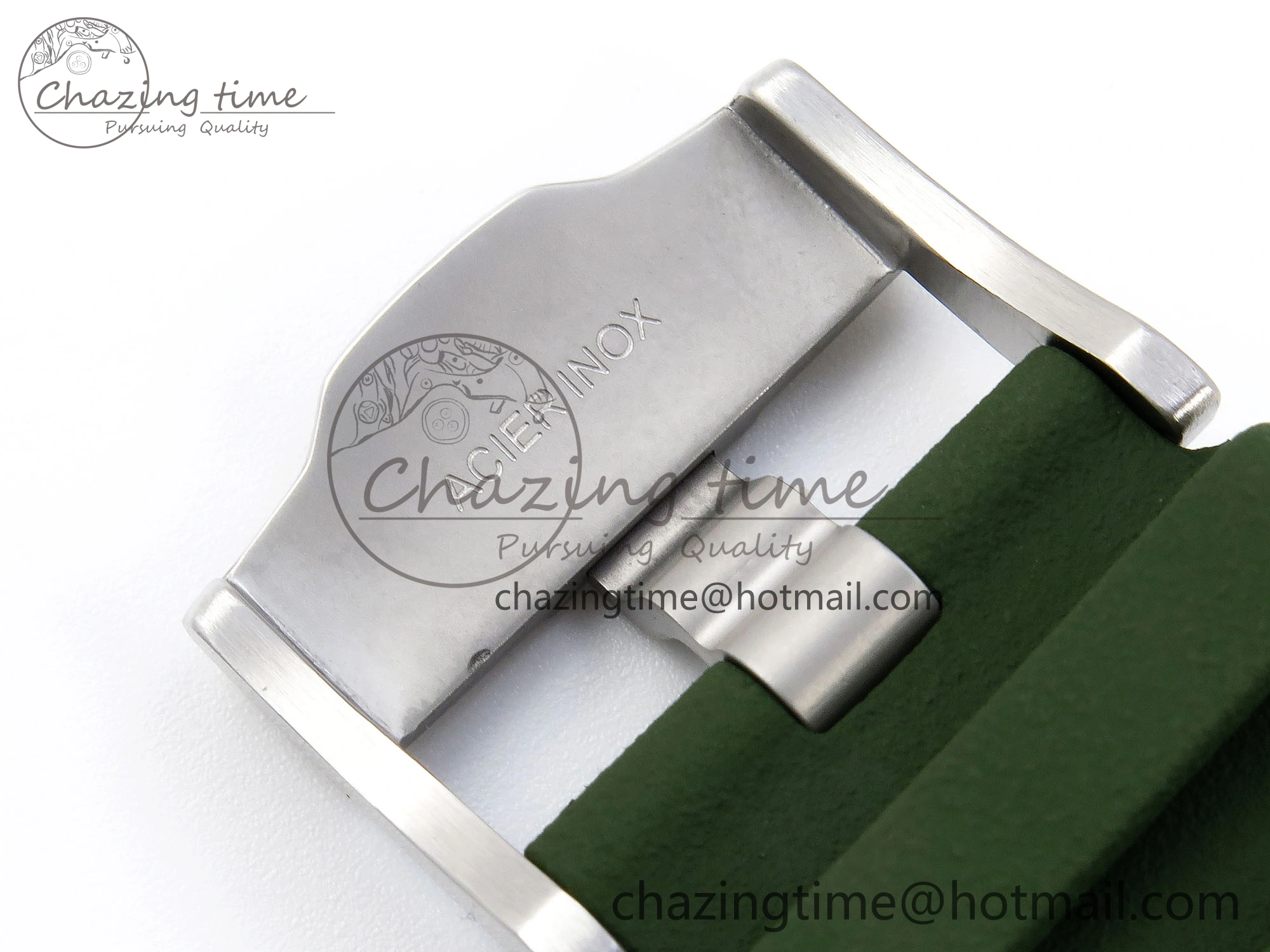 ROYAL OAK OFFSHORE DIVER 15710 IPF 1:1 BEST EDITION GREEN DIAL ON GREEN RUBBER STRAP SA3120 SUPER CLONE
