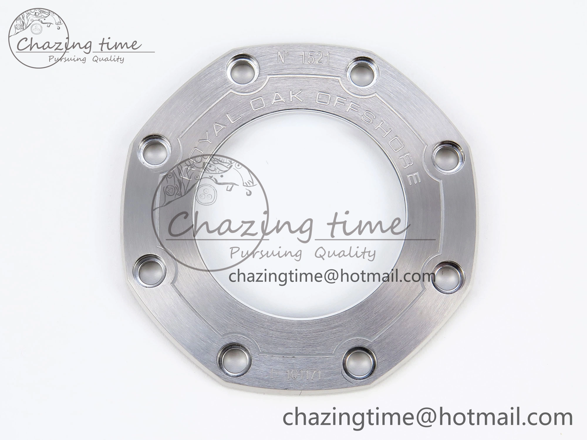 ROYAL OAK OFFSHORE DIVER 15710 IPF 1:1 BEST EDITION WHITE DIAL ON WHITE RUBBER STRAP SA3120 SUPER CLONE