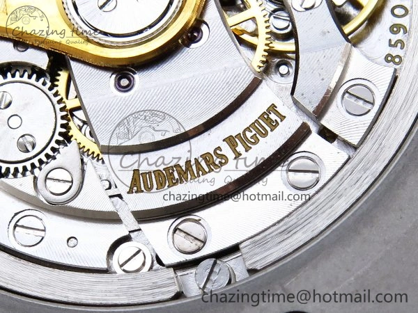 ROYAL OAK OFFSHORE DIVER 15710 IPF 1:1 BEST EDITION WHITE DIAL ON WHITE RUBBER STRAP SA3120 SUPER CLONE