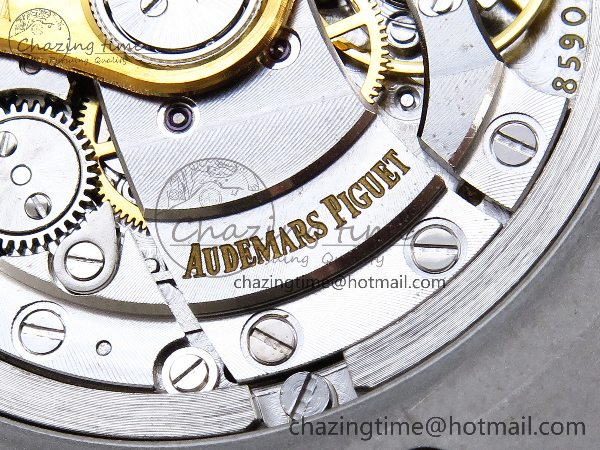 ROYAL OAK OFFSHORE DIVER 15710 IPF 1:1 BEST EDITION WHITE DIAL ON WHITE RUBBER STRAP SA3120 SUPER CLONE