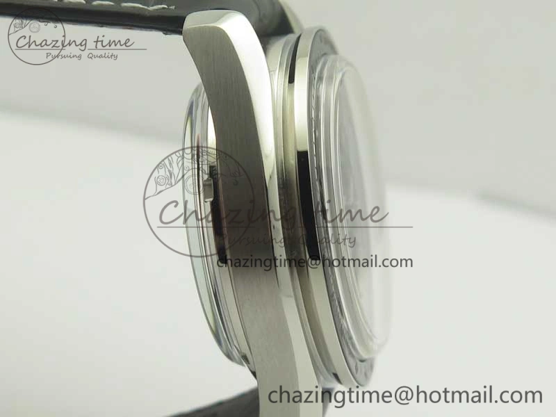 Racing Master Chronometer OMF 1:1 Best Edition Black Dial on Black Leather Strap A9300