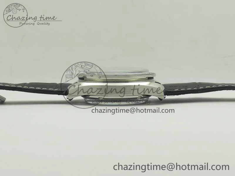 Racing Master Chronometer OMF 1:1 Best Edition Black Dial on Black Leather Strap A9300