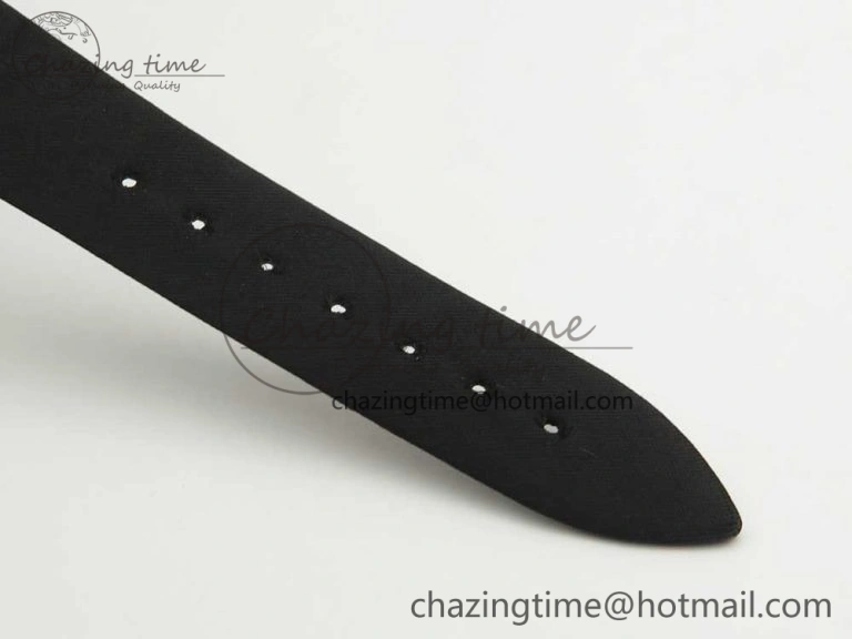 Reine de Naples 8918BB SS ZF 1:1 Best Edition White MOP Dial Diamonds Bezel on Black Fabric Strap A537